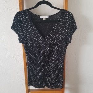 Larry Levine Woman's Short Sleeve Top Sz M